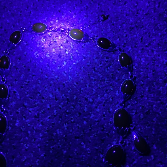 Cherry Amber and Silver Necklace by NYC Valerio 888 - Picture 6 of 8